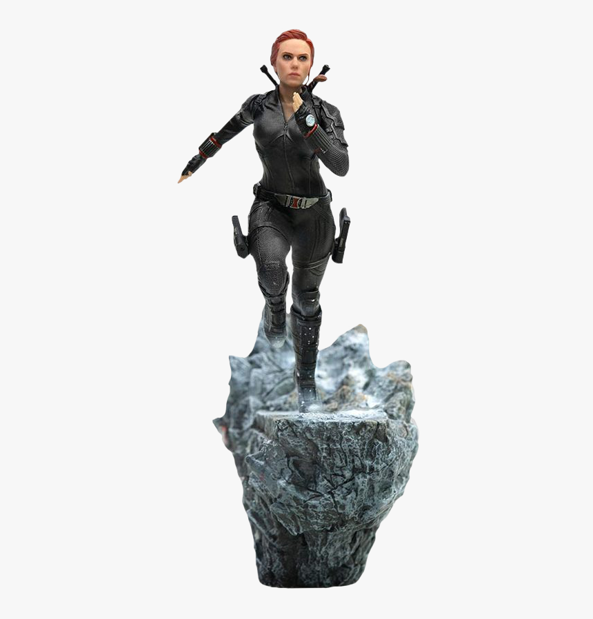 Black Widow 1/10th Scale Statue - Black Widow Iron Studios, HD Png Download, Free Download