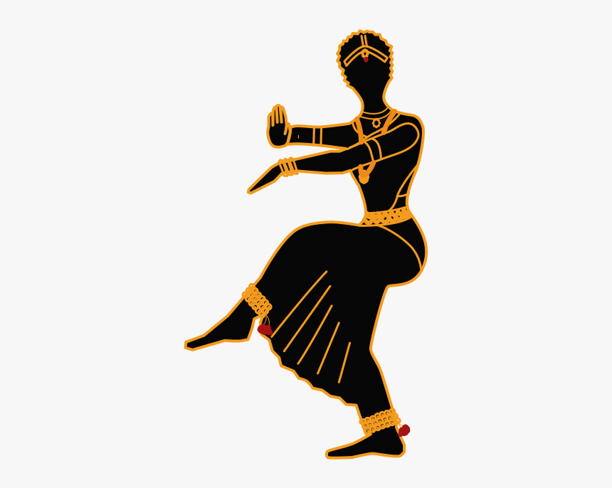 Frames Illustrations Hd Images - Indian Classical Dance Silhouette, HD Png Download, Free Download