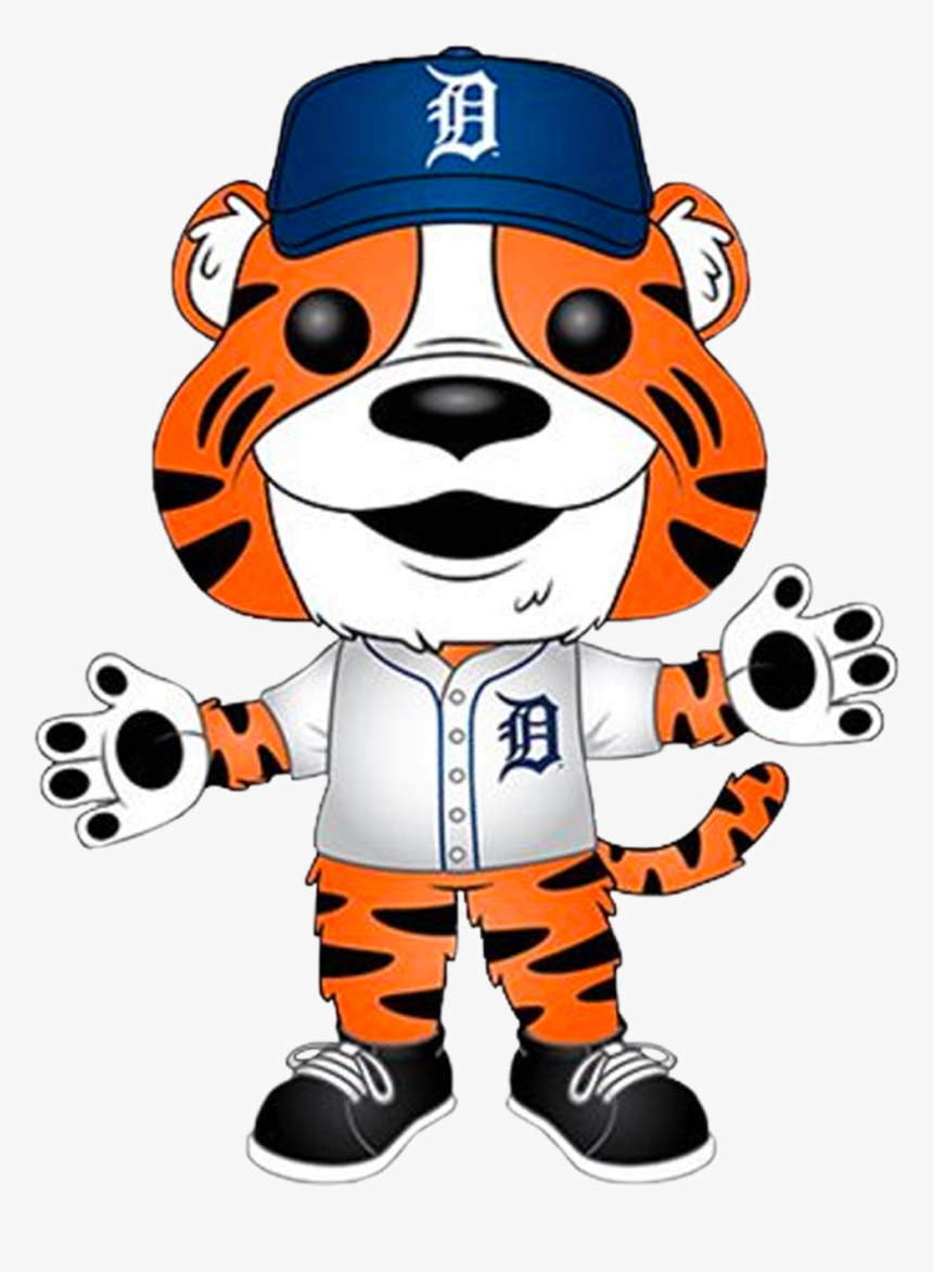 Paws Detroit Tigers Mascot Pop Vinyl Figure - Detroit Tigers, HD Png Download, Free Download