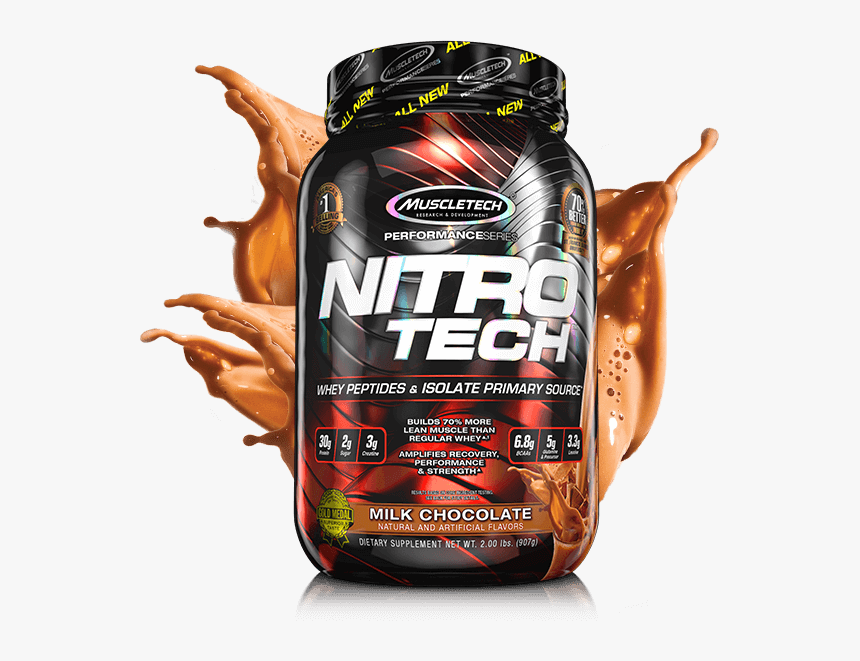 Nitro-tech Container - Nitro Tech Whey Gold, HD Png Download, Free Download