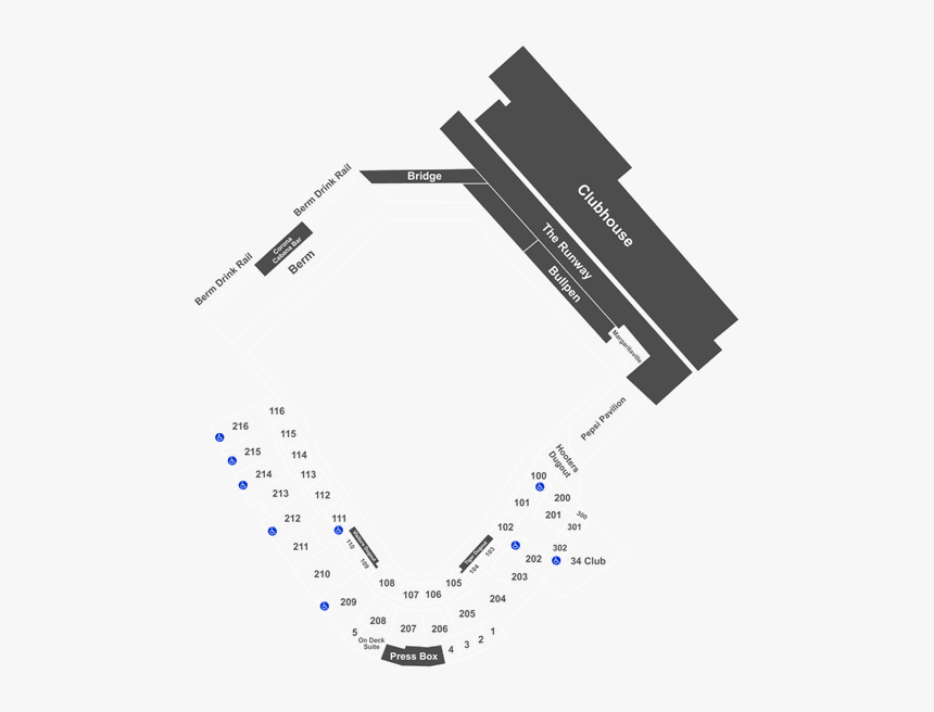 Seating Chart Joker Marchant Stadium, HD Png Download, Free Download