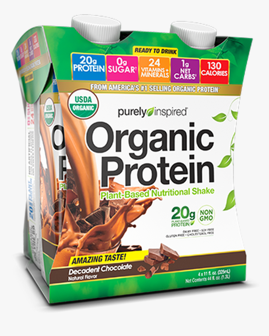 Organic Protein Shake 4-pack - Organic Certification, HD Png Download, Free Download