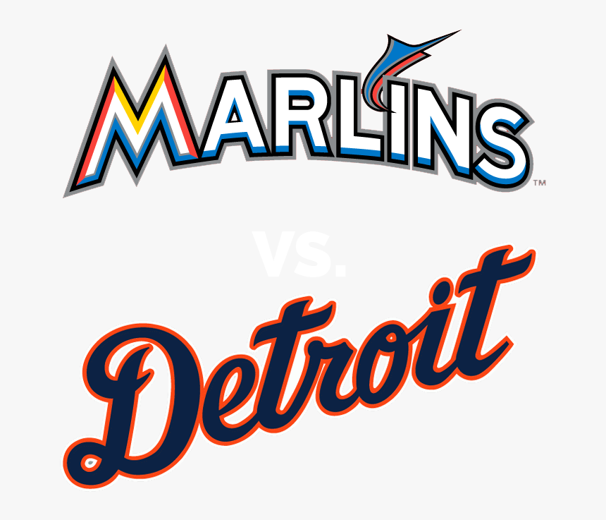 Marlins Vs Tigers Logo, HD Png Download, Free Download