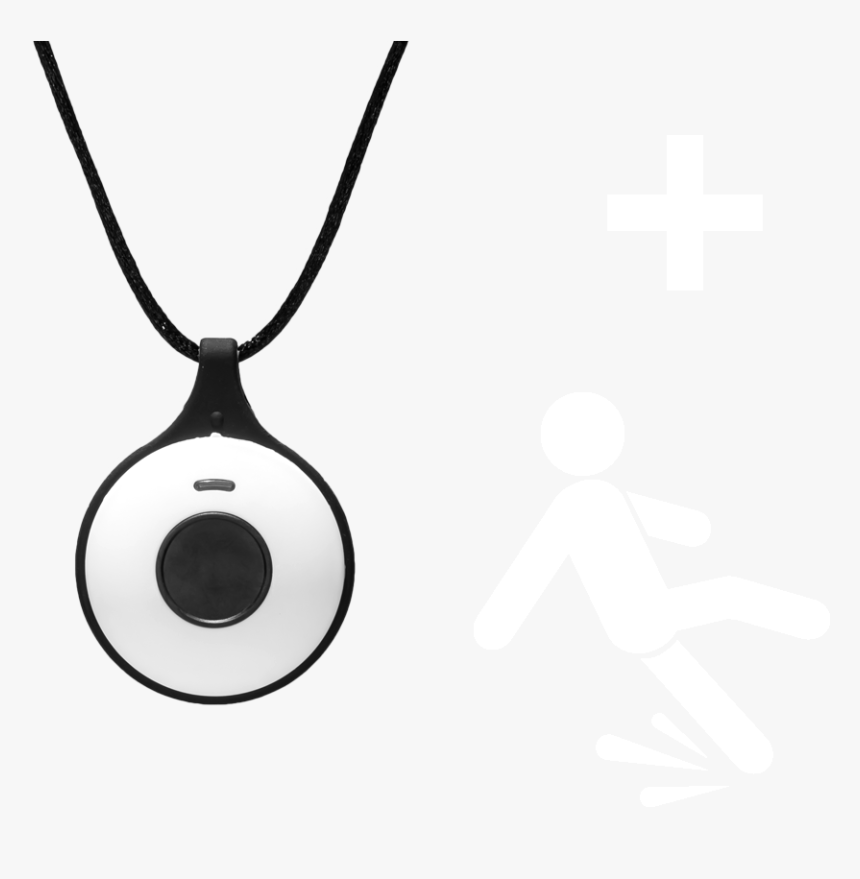 Fall Detection Life Alert Necklace With Transparent Back, HD Png Download kindpng