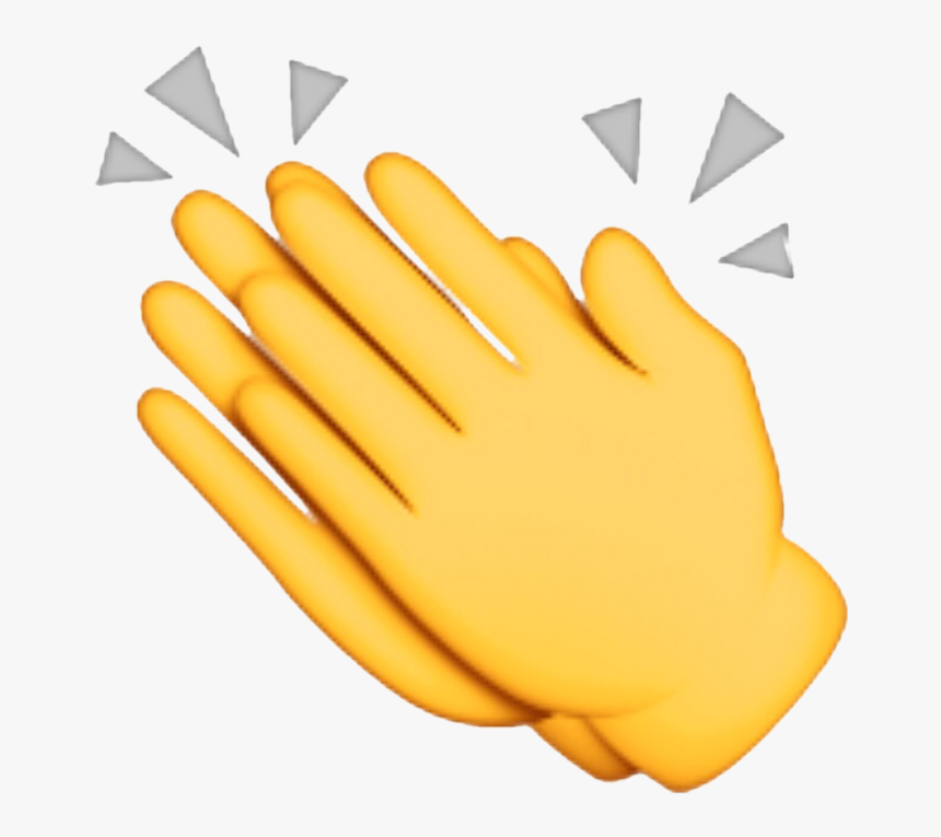 Clap Hands Emoji Transparent, HD Png Download - kindpng.
