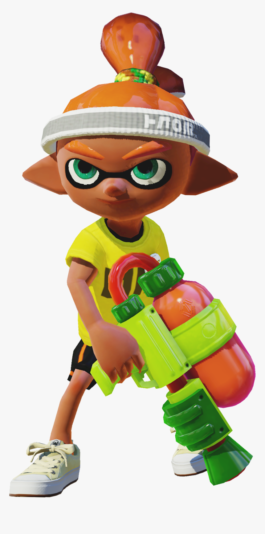 Inkling With A Splattershot - Splatoon Inkling Png, Transparent Png, Free Download