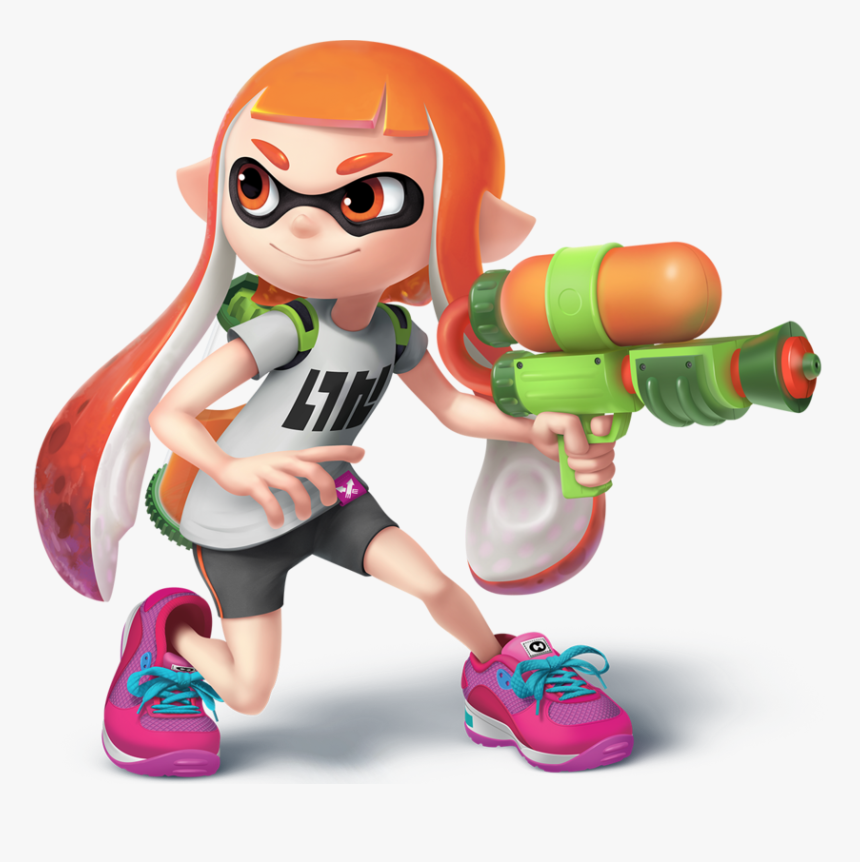 Inkling Girl Transparent By Sean The Artist-d8vcial - Super Smash Bros Ultimate Inkling Girl, HD Png Download, Free Download