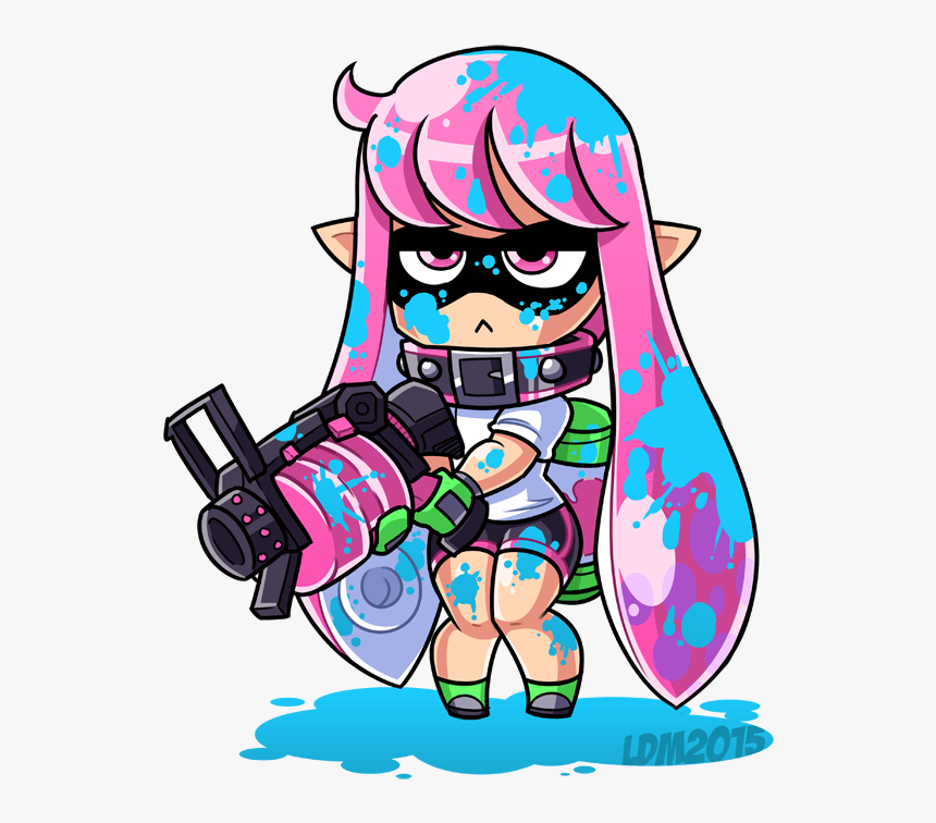 Splatoon 2 Pink Clip Art Fictional Character Art - Splatoon 2 Art Characters, HD Png Download, Free Download