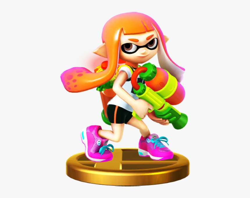 Super Smash Bros - Splatoon Inkling, HD Png Download, Free Download