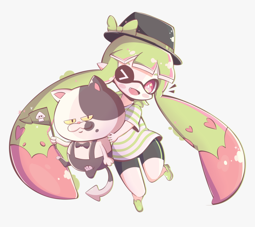 Art Id - - Inkling Girl Fanart Cute, HD Png Download, Free Download