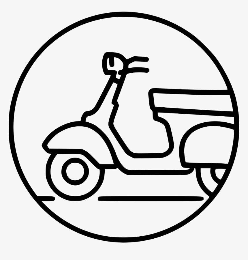 Vespa - Icon Vespa Png, Transparent Png, Free Download