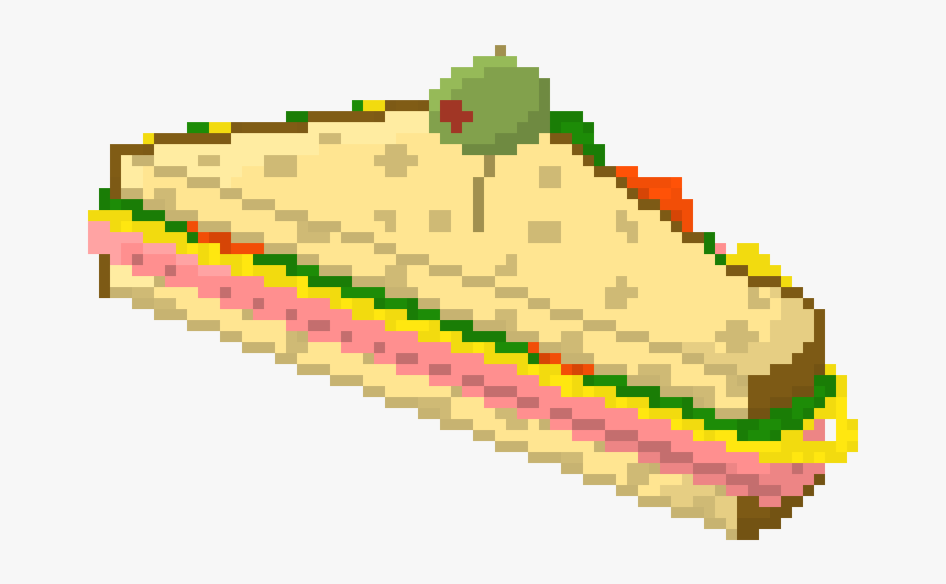 Sandvich Pixel Art, HD Png Download, Free Download