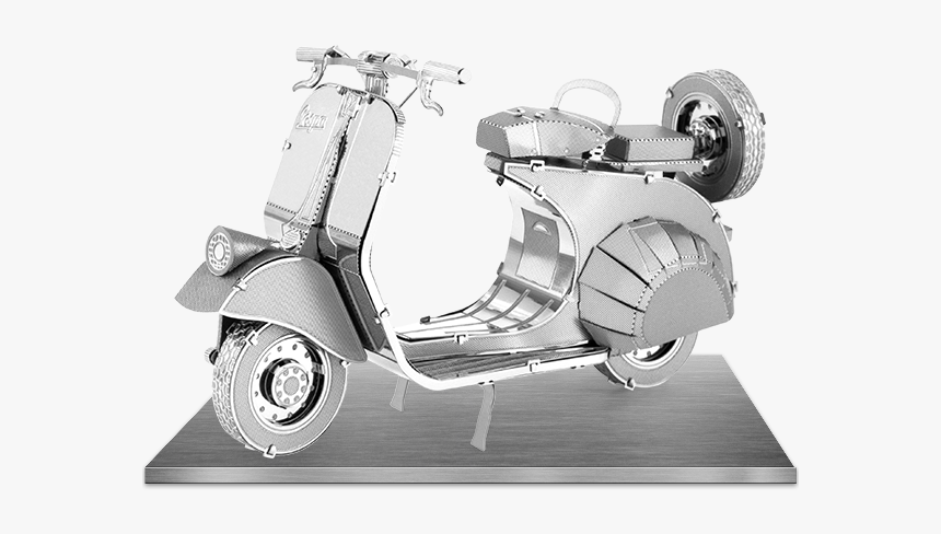Picture Of Classic Vespa 125 - Metal Earth Vespa, HD Png Download, Free Download