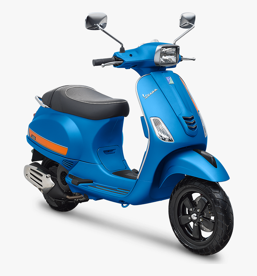 Vespa S Matt Blue-1 - Vespa S 125 I Get, HD Png Download, Free Download