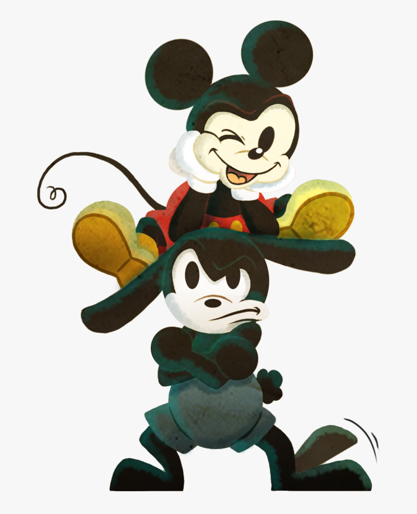 Ickeym Png Disney - Mickey And Oswald, Transparent Png, Free Download