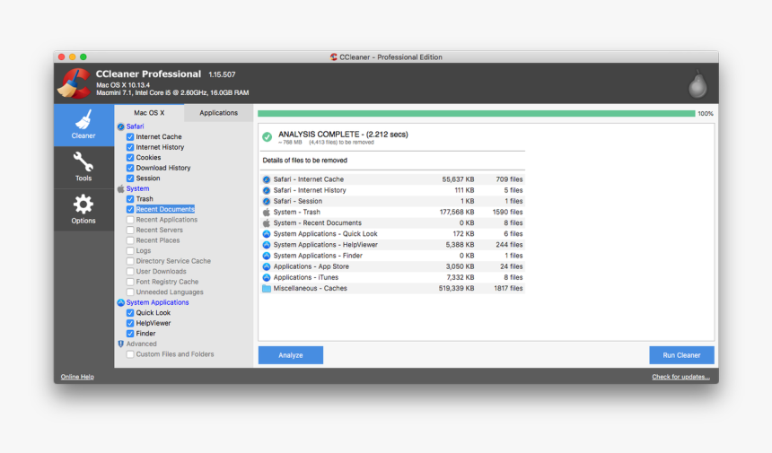 Ccleaner Mac, HD Png Download, Free Download
