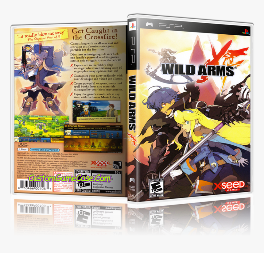 Sony Playstation Portable Psp - Wild Arms Crossfire Japan, HD Png Download, Free Download