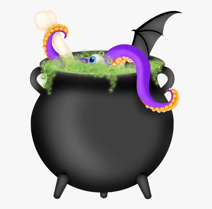 Transparent Clip Art Halloween - Witches Cauldron Clipart Transparent, HD Png Download, Free Download