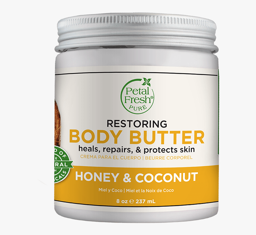 Honey & Coconut Oil Body Butter - Petal Fresh Honey And Coconut Body Butter, HD Png Download, Free Download