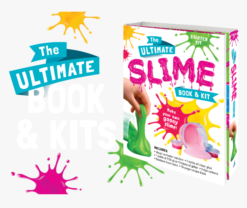 Ultimate Slime And Book Kit, HD Png Download, Free Download