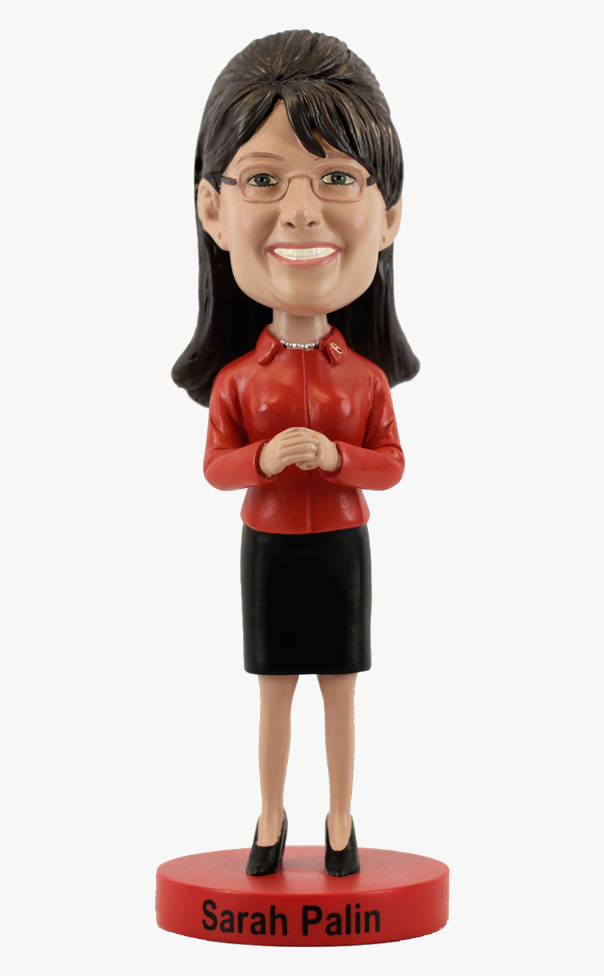 Sarah Palin Bobblehead ** Limited Edition-red Jacket - Figurine, HD Png Download, Free Download