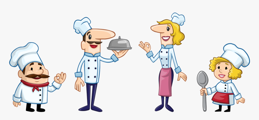 Restaurant Employees Cartoon Png, Transparent Png, Free Download