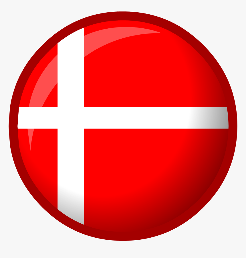 Denmark Flag - Circle Denmark Flag Png, Transparent Png, Free Download