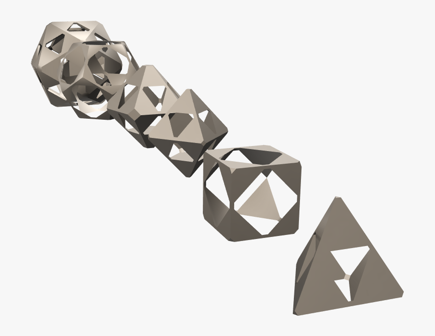 Void Dice Set - Triangle, HD Png Download, Free Download