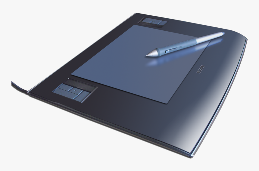 Wacom Graphics Tablet And Pen - Graphics Tablet Png, Transparent Png, Free Download