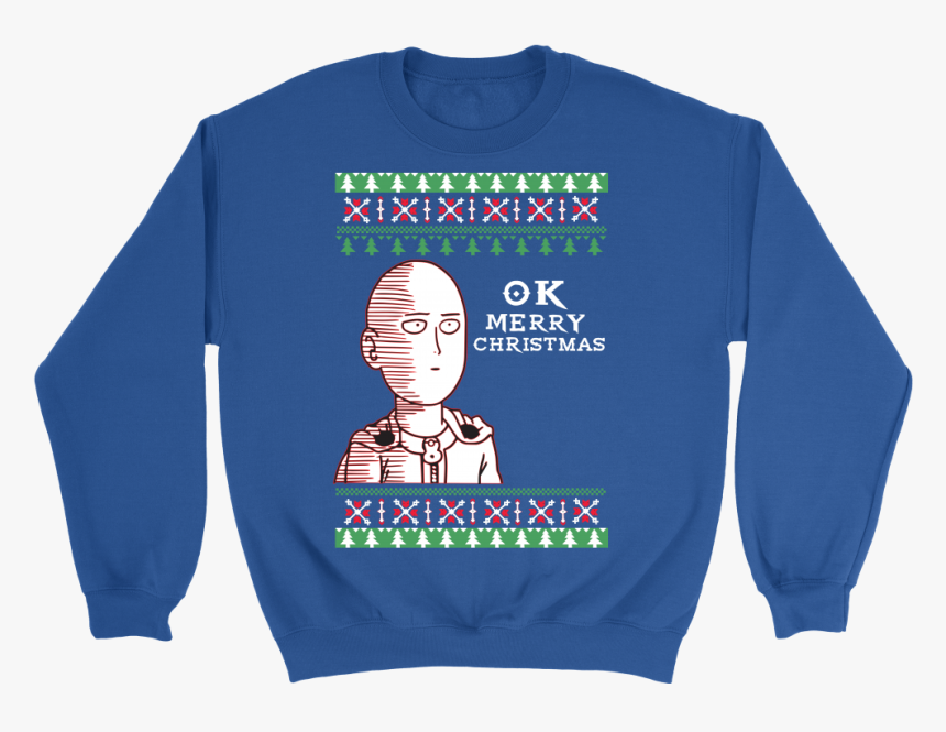 One Punch Man - Anime Christmas Shirts, HD Png Download, Free Download