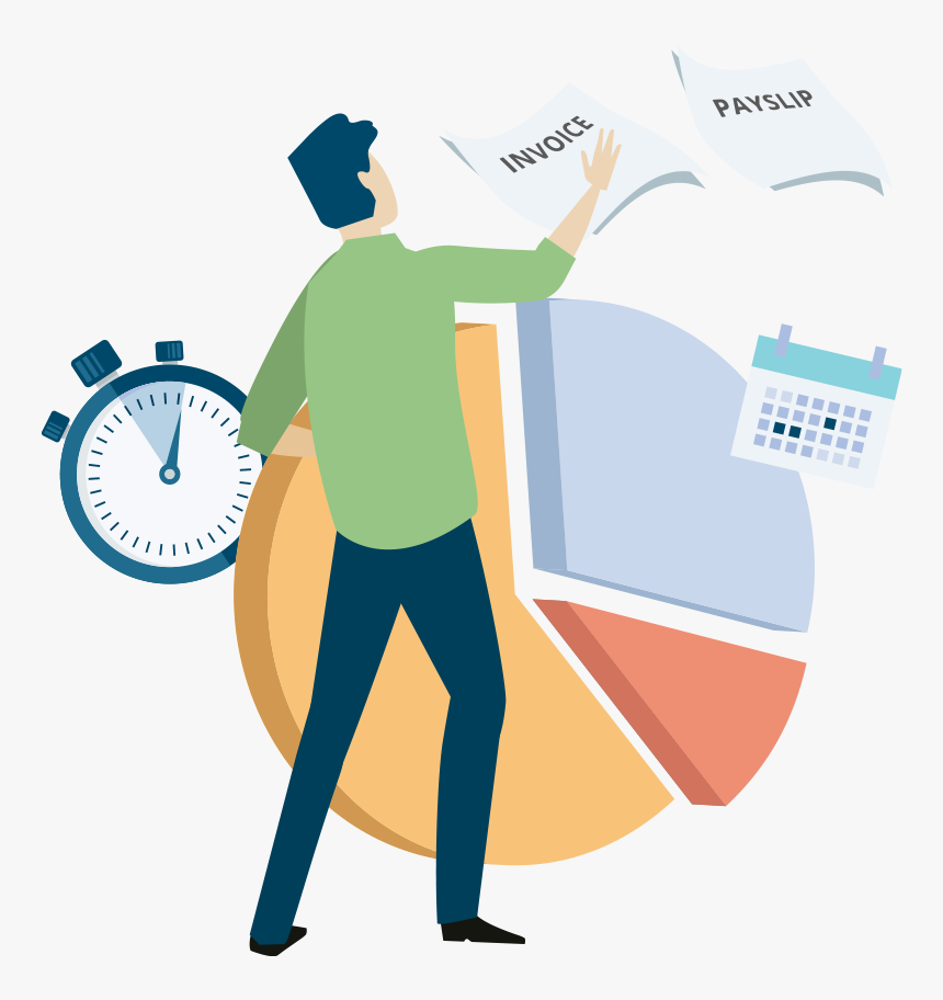 Time Tracking Software - Illustration, HD Png Download, Free Download