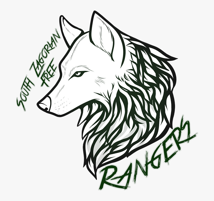 Rangers Logo White Text - Cool Drawing For Boys, HD Png Download, Free Download