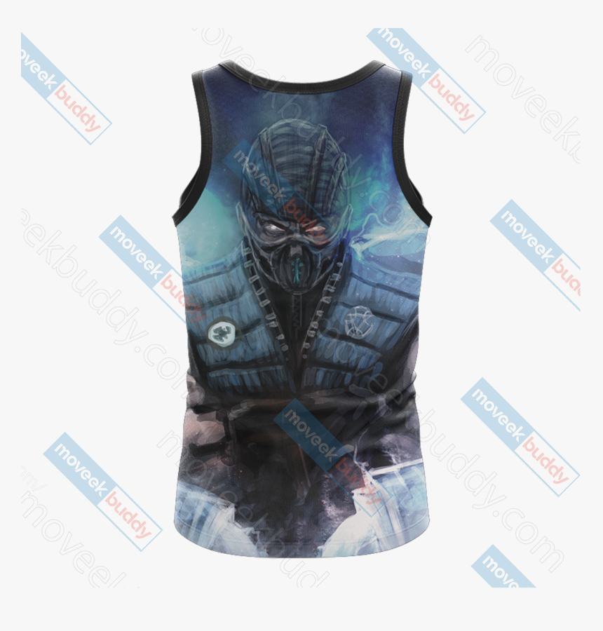 Mortal Kombat Sub-zero Unisex 3d Tank Top - Tshirt Mortal Kombat Sub Zero, HD Png Download, Free Download