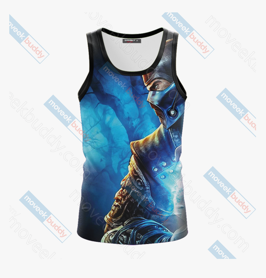 Mortal Kombat Subzero New 3d Tank Top - Sub Zero Mortal Kombat, HD Png Download, Free Download