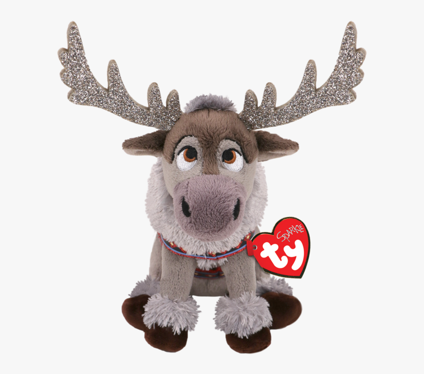 Frozen 2 Sven Reindeer Regular Sparkle Beanie Babies"
 - Sven Frozen 2 Toys, HD Png Download, Free Download