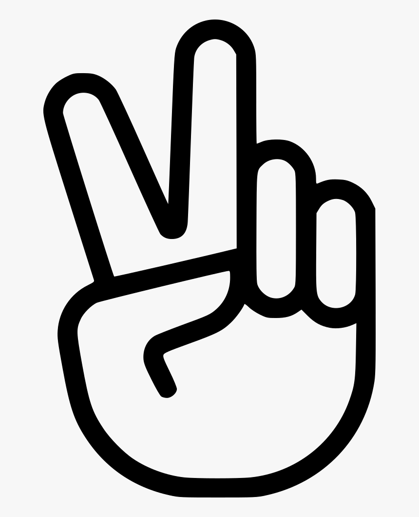 Peace - Hand Transparent Peace Sign Clipart, HD Png Download, Free Download