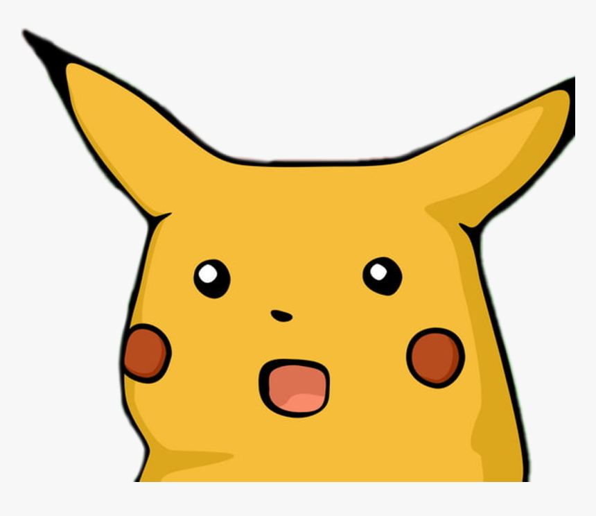 Pikachu Pokemon Meme Wow Shook Shocked - Wow Meme Pikachu, HD Png Download, Free Download