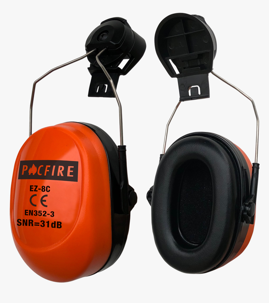 Pac Fire Helmet Mounted Earmuffs - Headphones, HD Png Download, Free Download