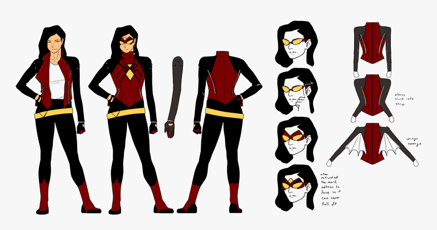 Spider-woman Png Image Background - Renegades Marissa Meyer Nova, Transparent Png, Free Download