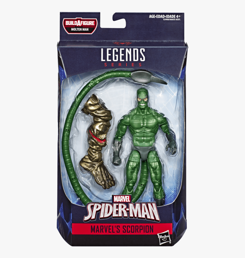 Hasbro Marvel Legends Spider-man Far From Home Scorpion - Scorpion Spiderman Marvel Legends, HD Png Download, Free Download