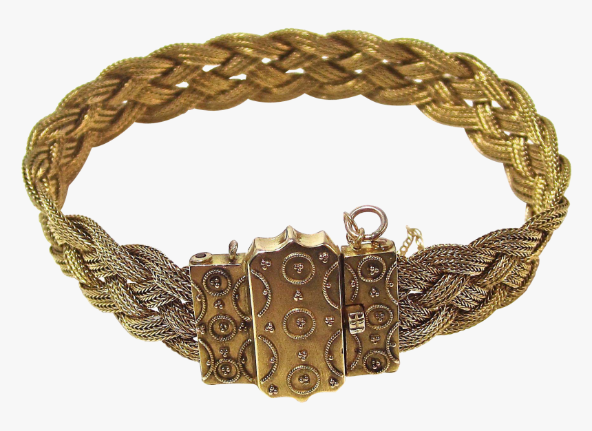 Victorian Antique Foxtail Chain Wedding Bracelet - Bracelet, HD Png Download, Free Download