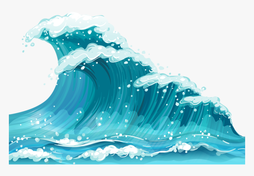 Ocean Clipart Ocean Surface - Transparent Background Waves Png, Png Download, Free Download