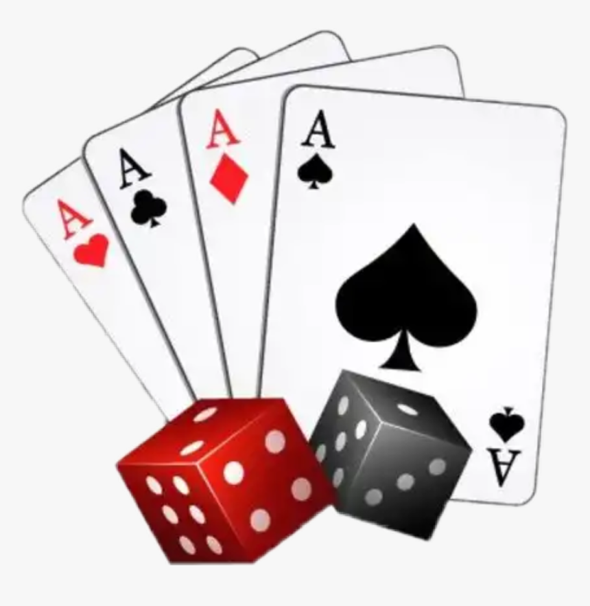#ftestickers #playingcards #cards #dados #poker #pokar - Poker Cards And Dice, HD Png Download, Free Download