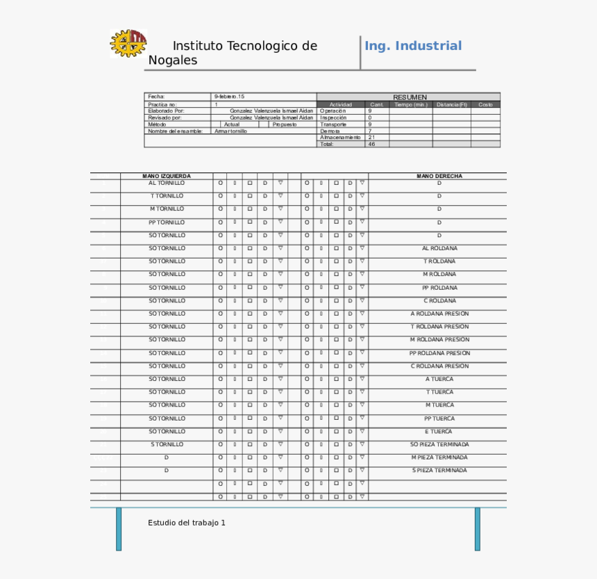 Diagrama Bimanual Para Enroscar Una Tuerca, HD Png Download, Free Download