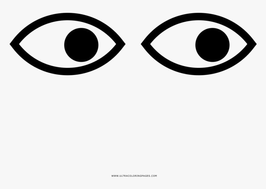 Eyes Coloring Page - Olho Em Desenho Para Colorir, HD Png Download, Free Download