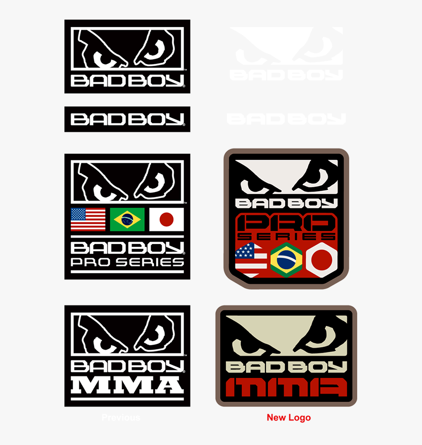 Bad Boy Mma Brand Mark On Behance Png Bad Boy Mma - Bad Boy Logo Mma, Transparent Png, Free Download