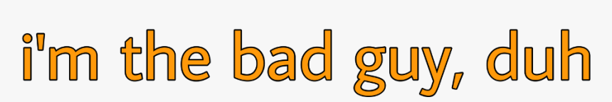 #quote #bad #guy #billieeilish #freetoedit - Orange, HD Png Download, Free Download