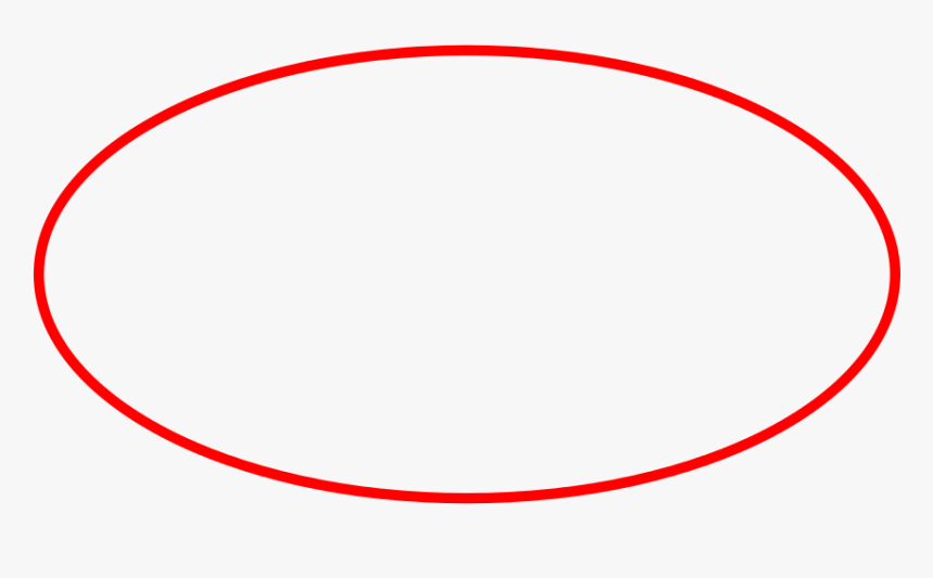 Red Ellipse Png, Transparent Png, Free Download