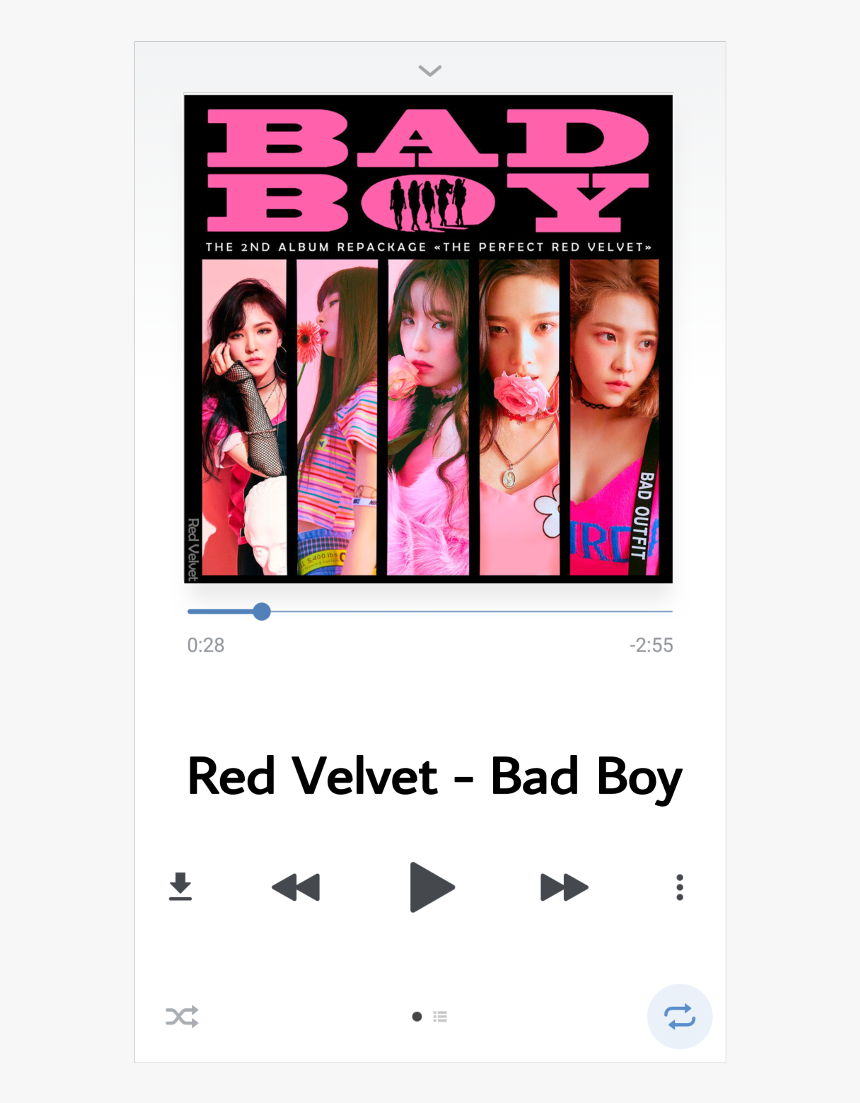 Thumb Image - Red Velvet Bad Boy Album, HD Png Download, Free Download