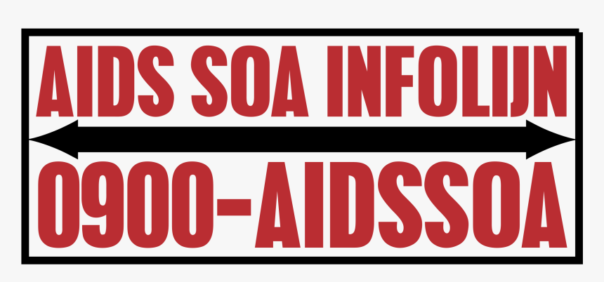 Aids Soa Infolijn Logo Png Transparent - Carmine, Png Download, Free Download